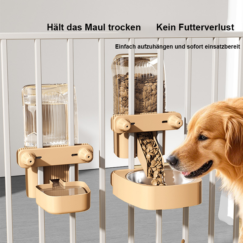 Hängender Futter- & Wasserspender für Hunde | Trocken & sauber – Yemushop