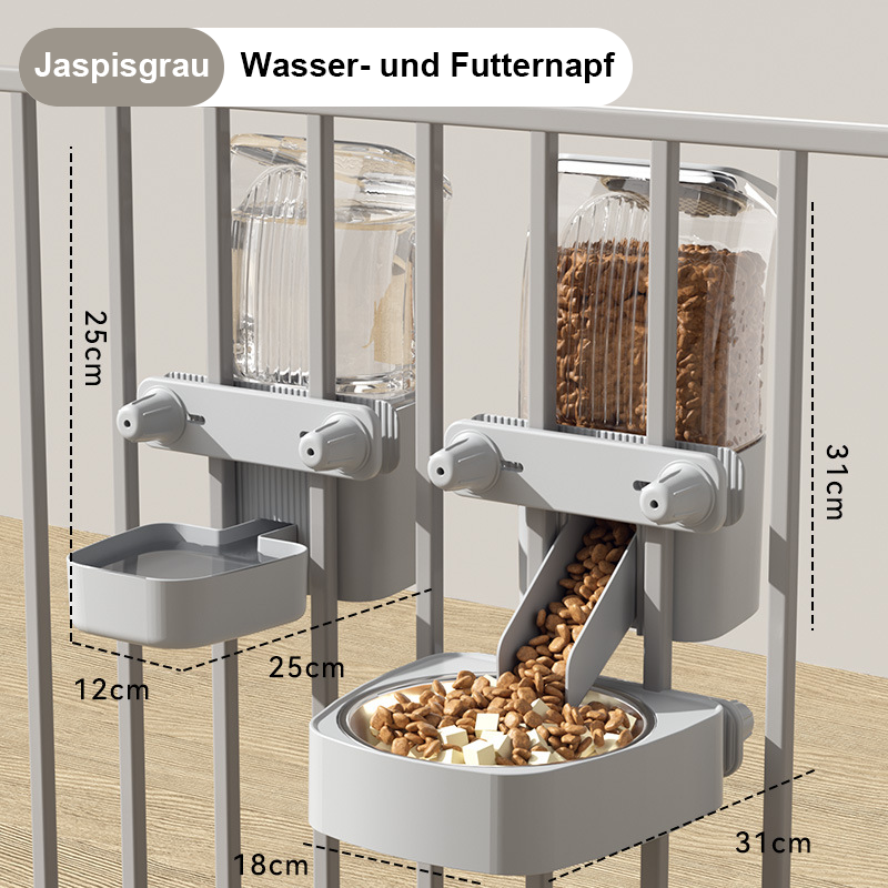 Hängender Futter- & Wasserspender für Hunde | Trocken & sauber – Yemushop