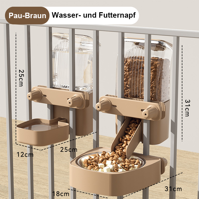 Hängender Futter- & Wasserspender für Hunde | Trocken & sauber – Yemushop