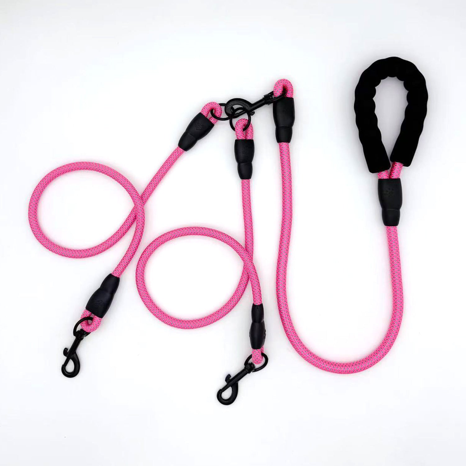 milupet Doppelleine – Robuste & Komfortable Hundeleine für Zwei Hunde