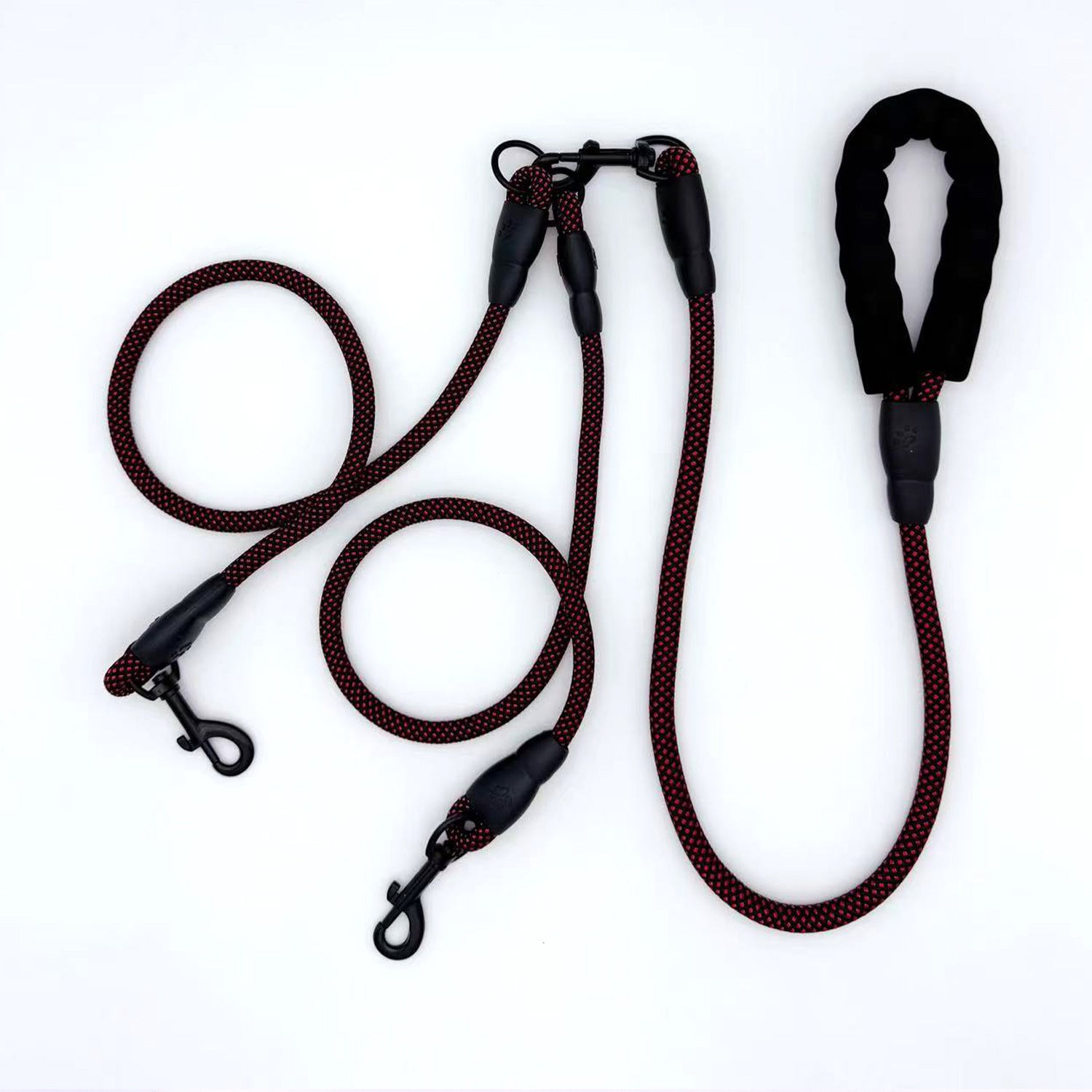 milupet Doppelleine – Robuste & Komfortable Hundeleine für Zwei Hunde