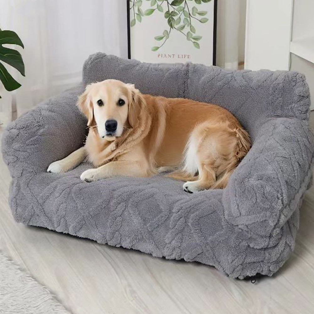 Hundebett Grau XXL – Extra Großes Hundebett in Grau