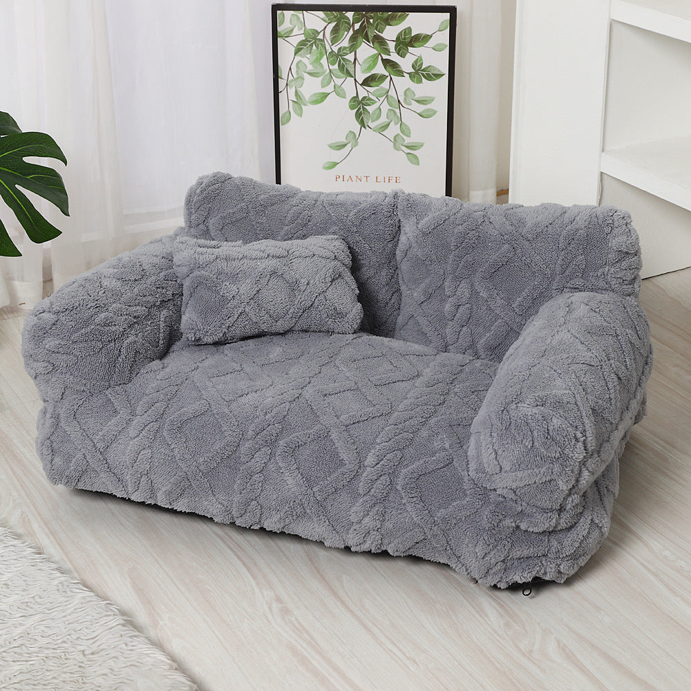 Hundebett Grau XXL – Extra Großes Hundebett in Grau